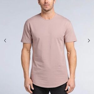 BYLT Premium Basics Drop Cut Mauve Short Sleeve